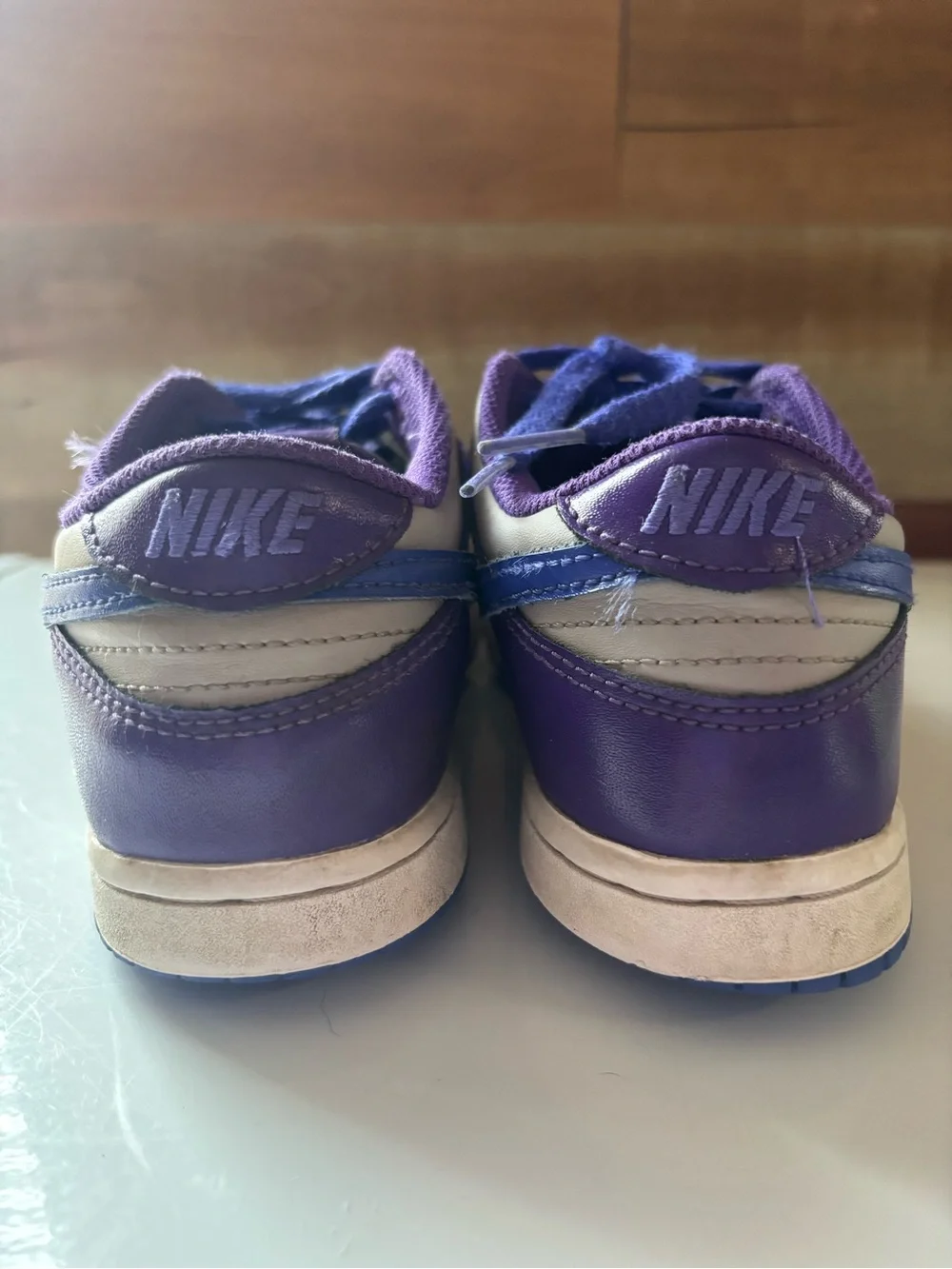 Nike Kids Purple & Blue Low-Top Sneakers